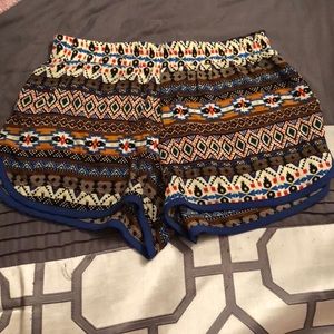 2/15 Aztec print shorts!